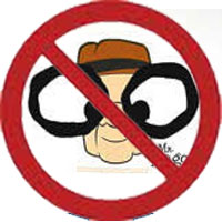 Don't end up looking like this. Trust our opticians to fit your prescription perfectly.